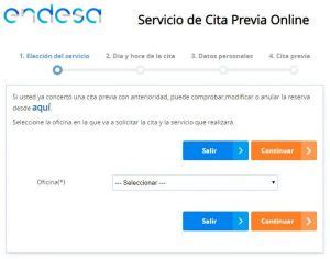 cita previa endesa tortosa|Reservar cita previa con Endesa 